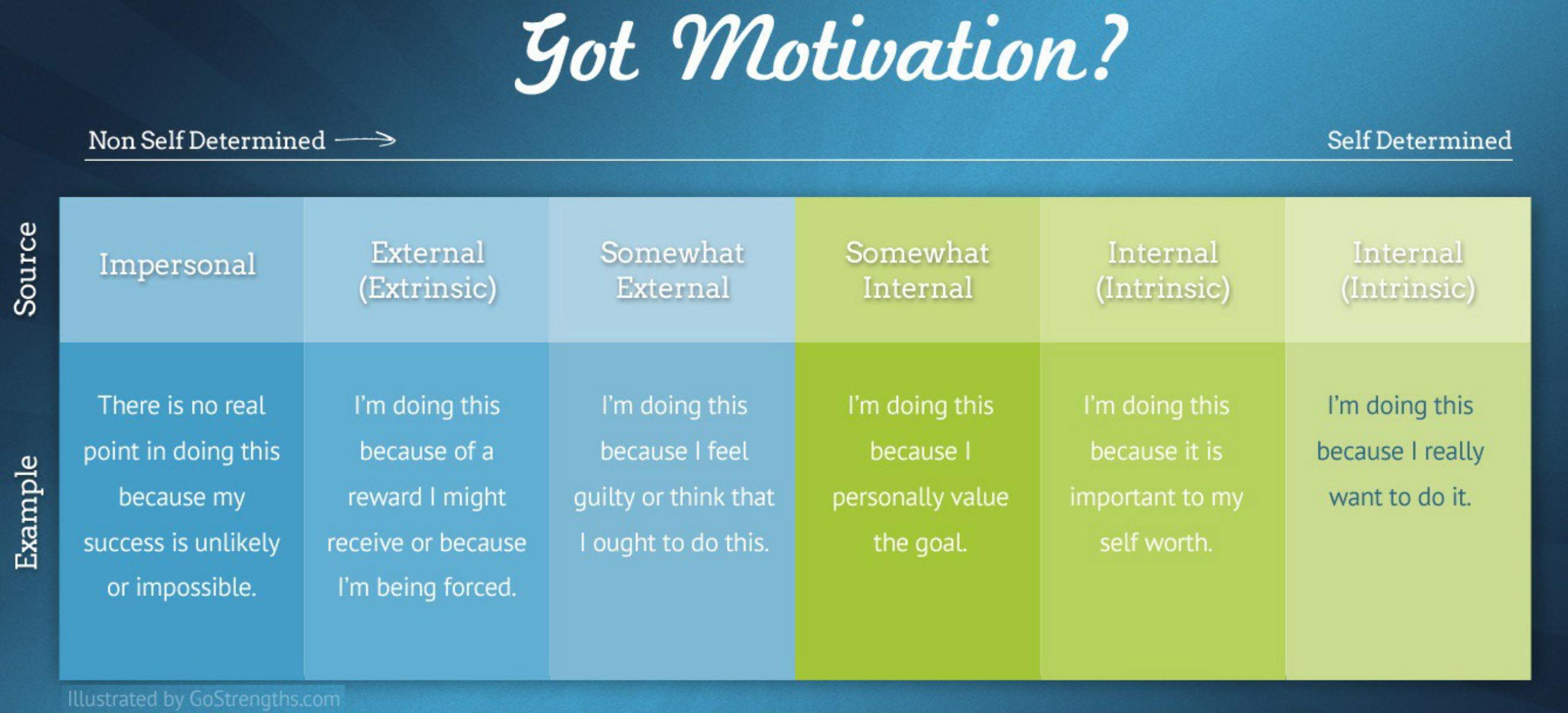 Types of motivation