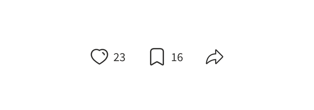 Redesigned engagement bar