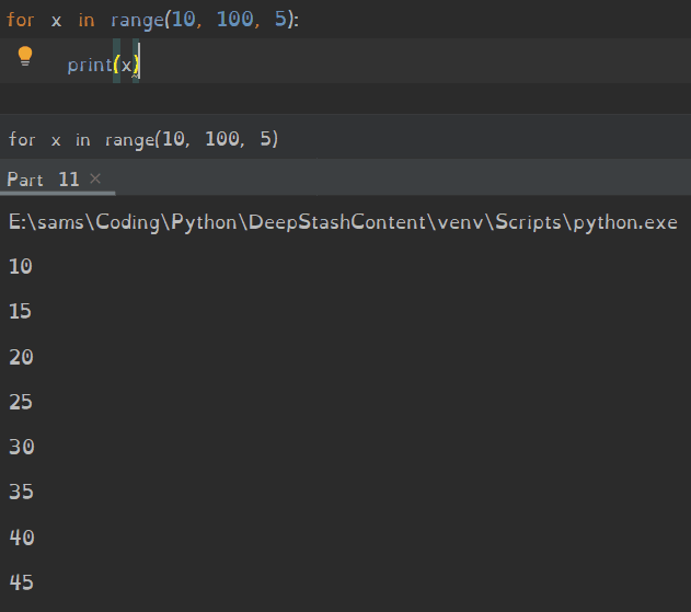 Learning Python: More on for loops