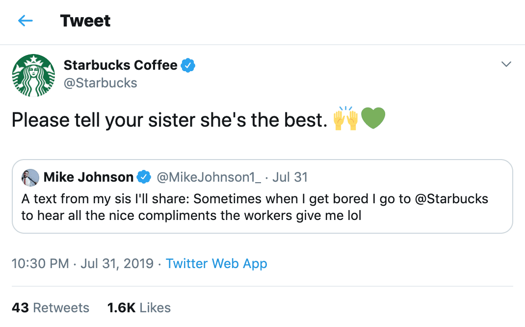 Brands Communicating Positively Towards Each Other