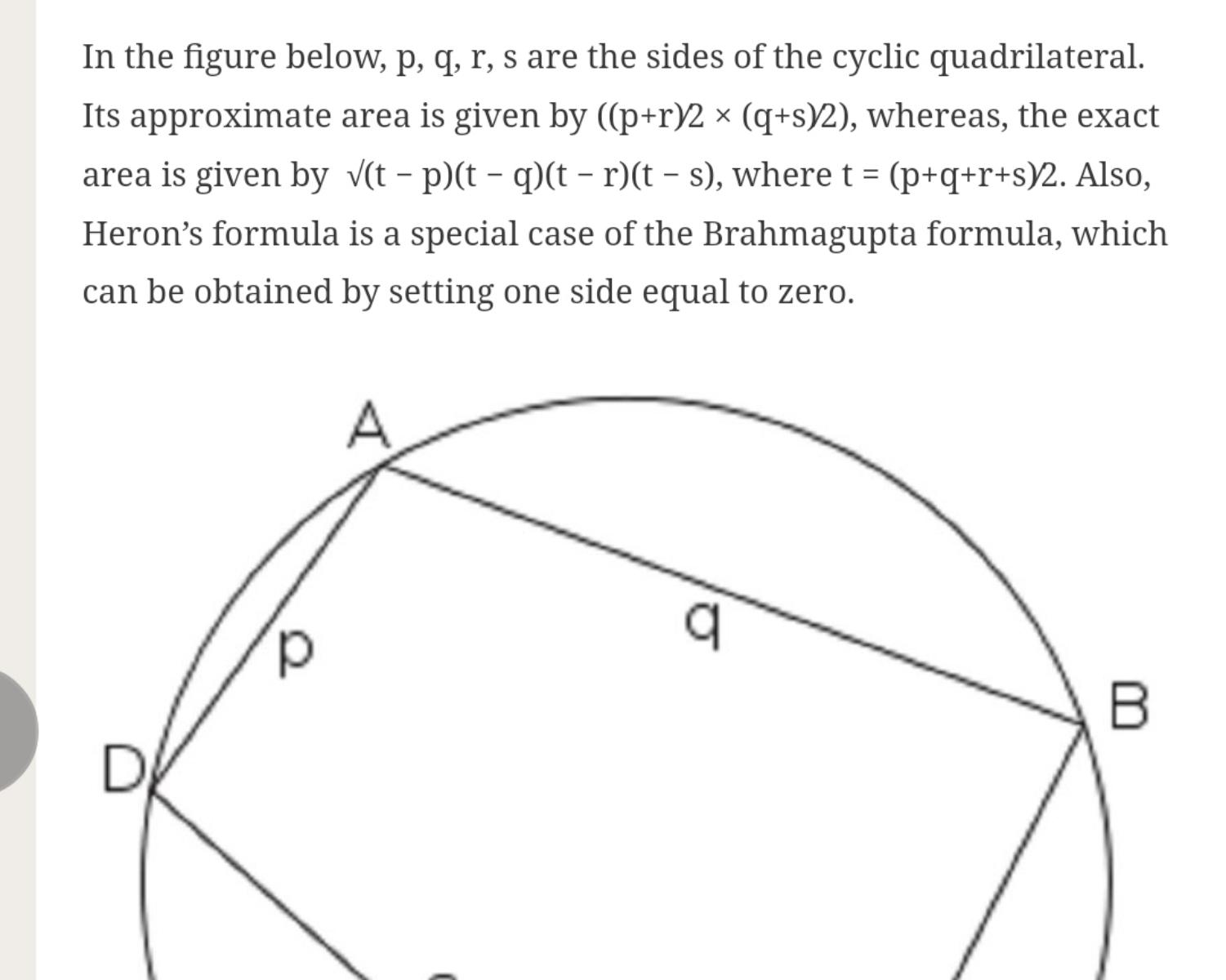 7. Brahmagupta 'S Formula 