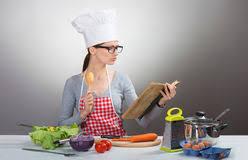 Cooking from a cookbook