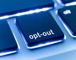 Opting out