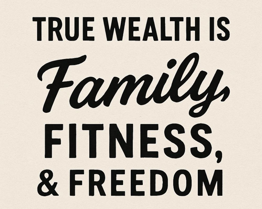 The True Measure of Wealth - 3Fs