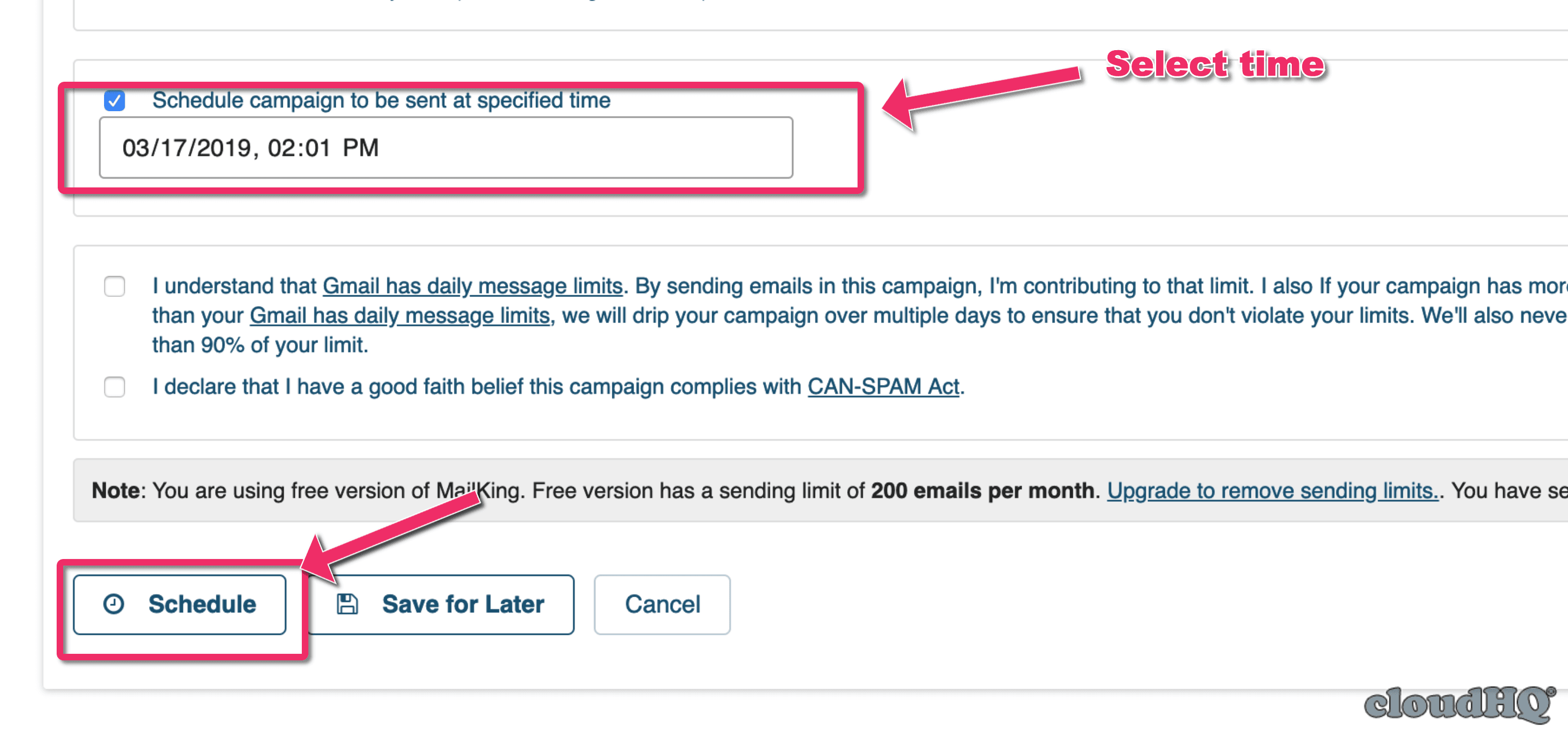 #4 Schedule emails for future dates 