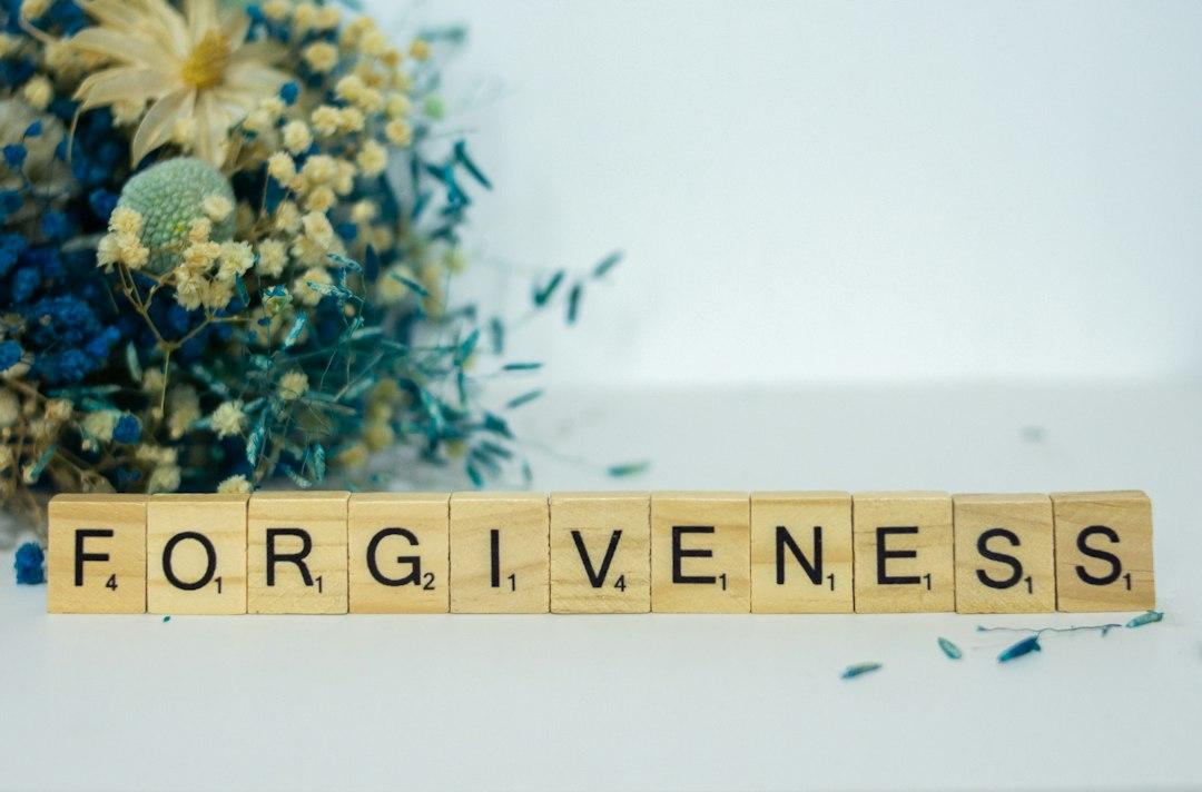 Forgive yourself and others