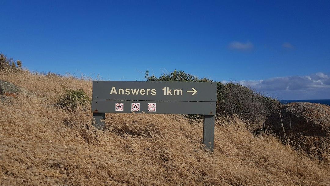 1. Signposting