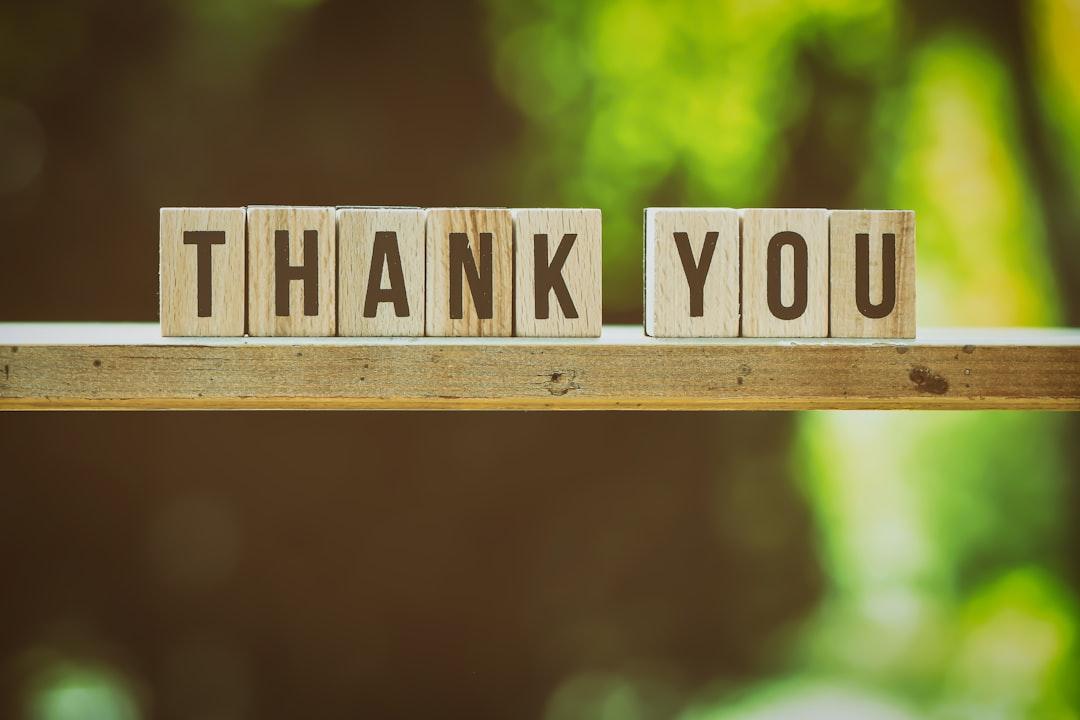Say Thank you!