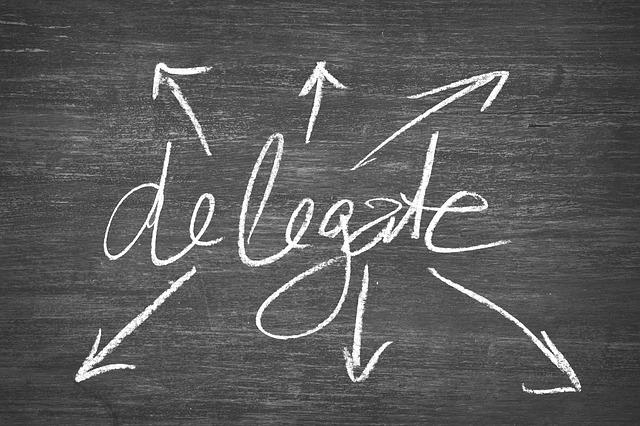 Delegate to develop people