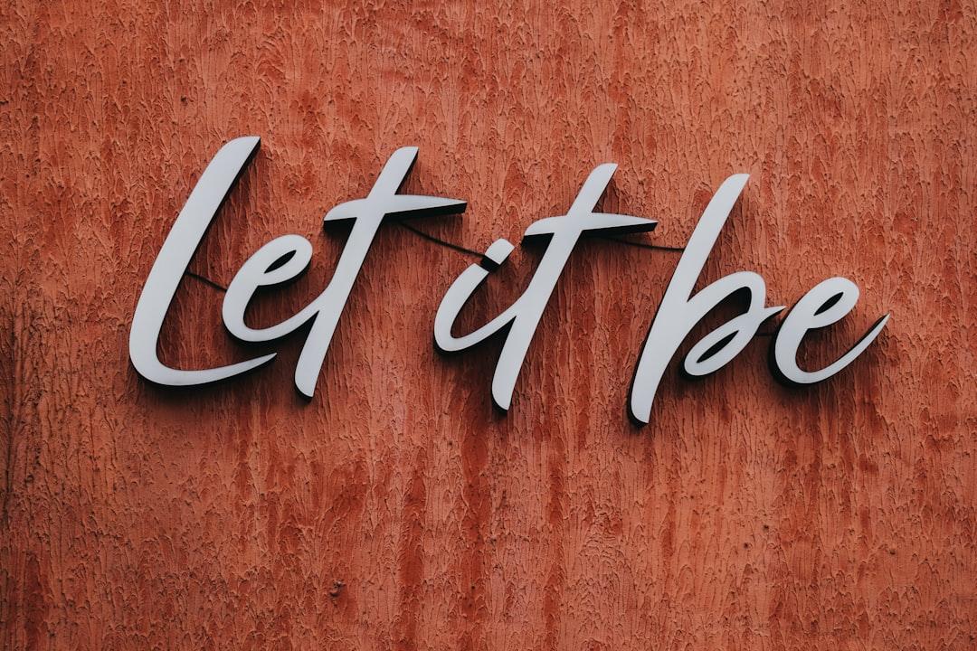 8. Let go of perfection