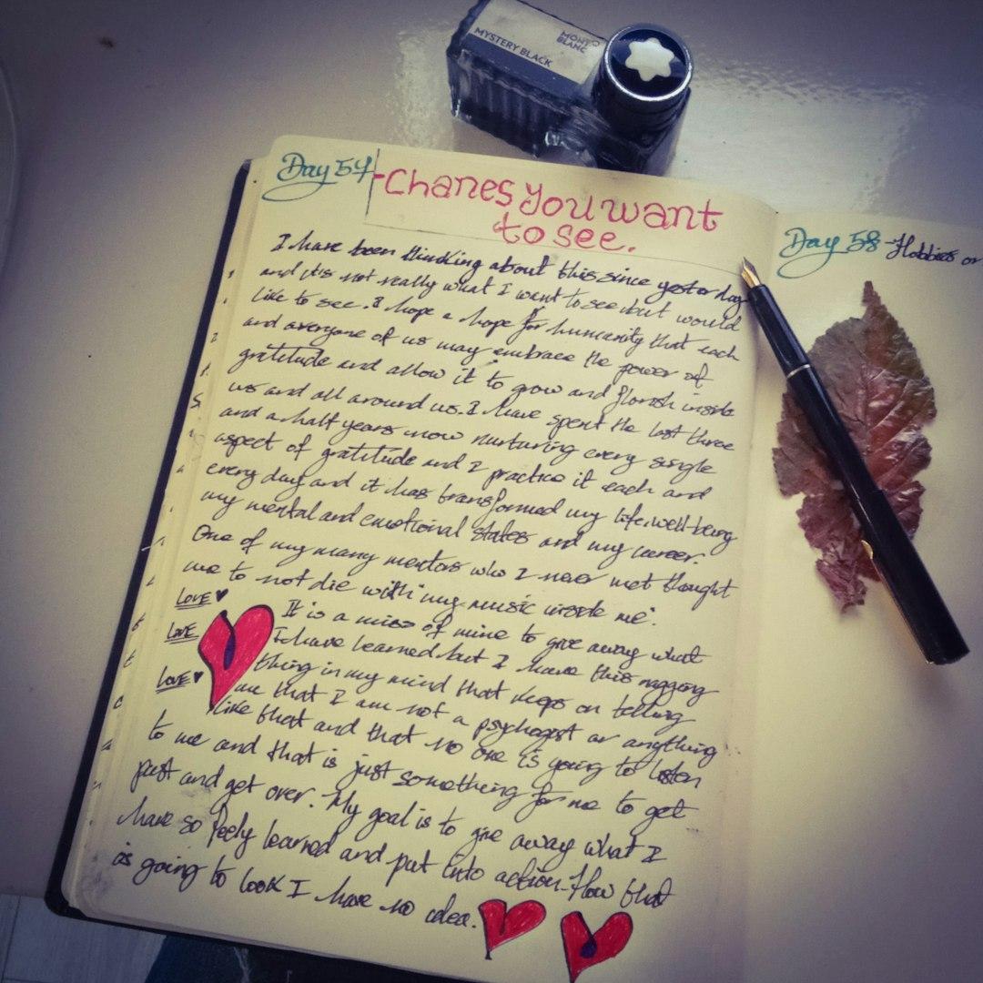 Practice Nightly Gratitude and Journaling